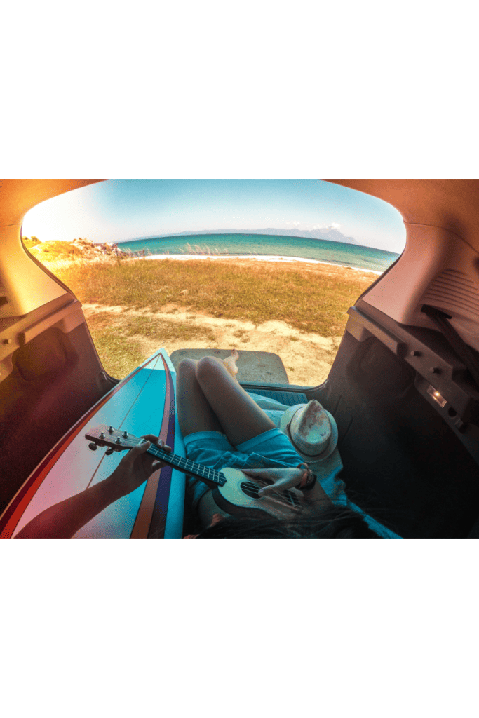traveling in van surfing