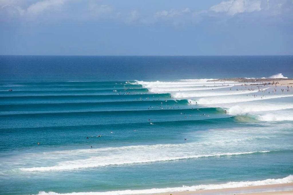 Perfect barrels at snapper rocks queensland australia 