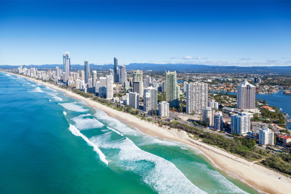 narrowneck artificial reef - changes the swell direction hitting the beach, improving conditions